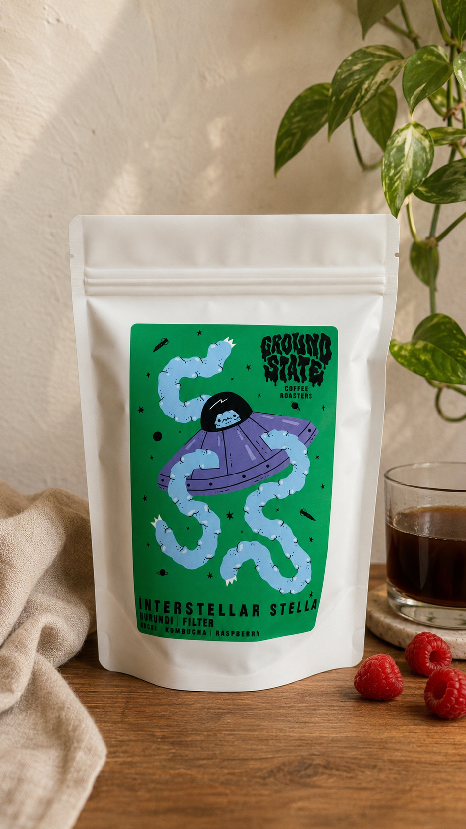 Interstellar Stella | Filter Coffee Ireland | Burundi | Cocoa, Kombucha, Raspberry