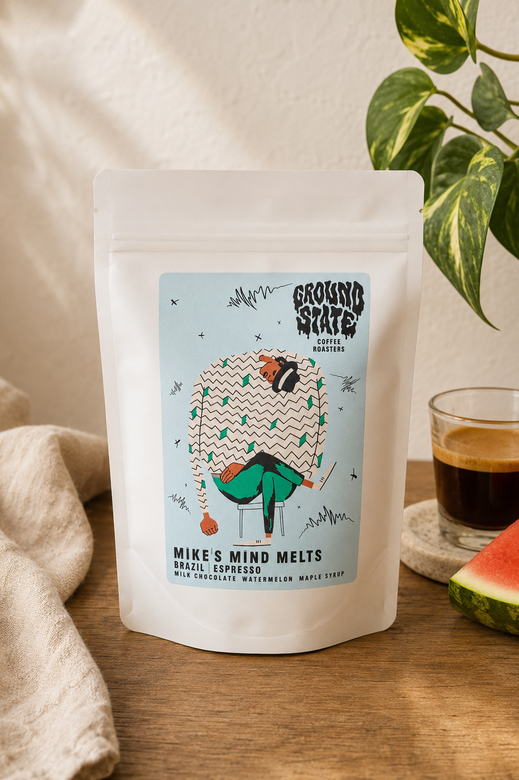 Mikes Mind Melts | Brasilien | Espresso kaffe Irland | Mælkechokolade, Vandmelon, Ahornsirup