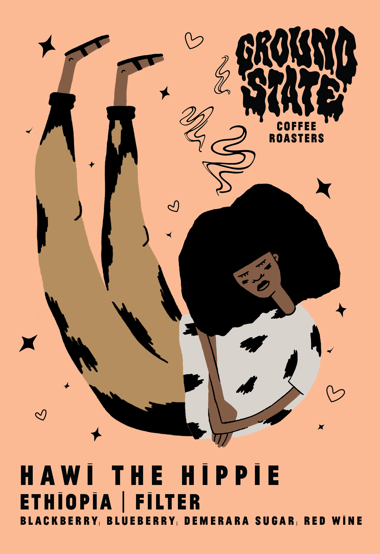 Hawi the hippie | Ethiopia | Blackberry, Blueberry, Demerara Sugar, Red wine | Filter Coffee