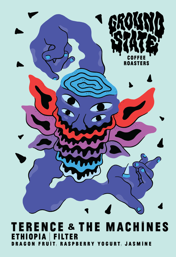 Terence & The Machines | Ethiopia | Filter Coffee Ireland I Dragon Fruit, Raspberry Yogurt, and Jasmine.