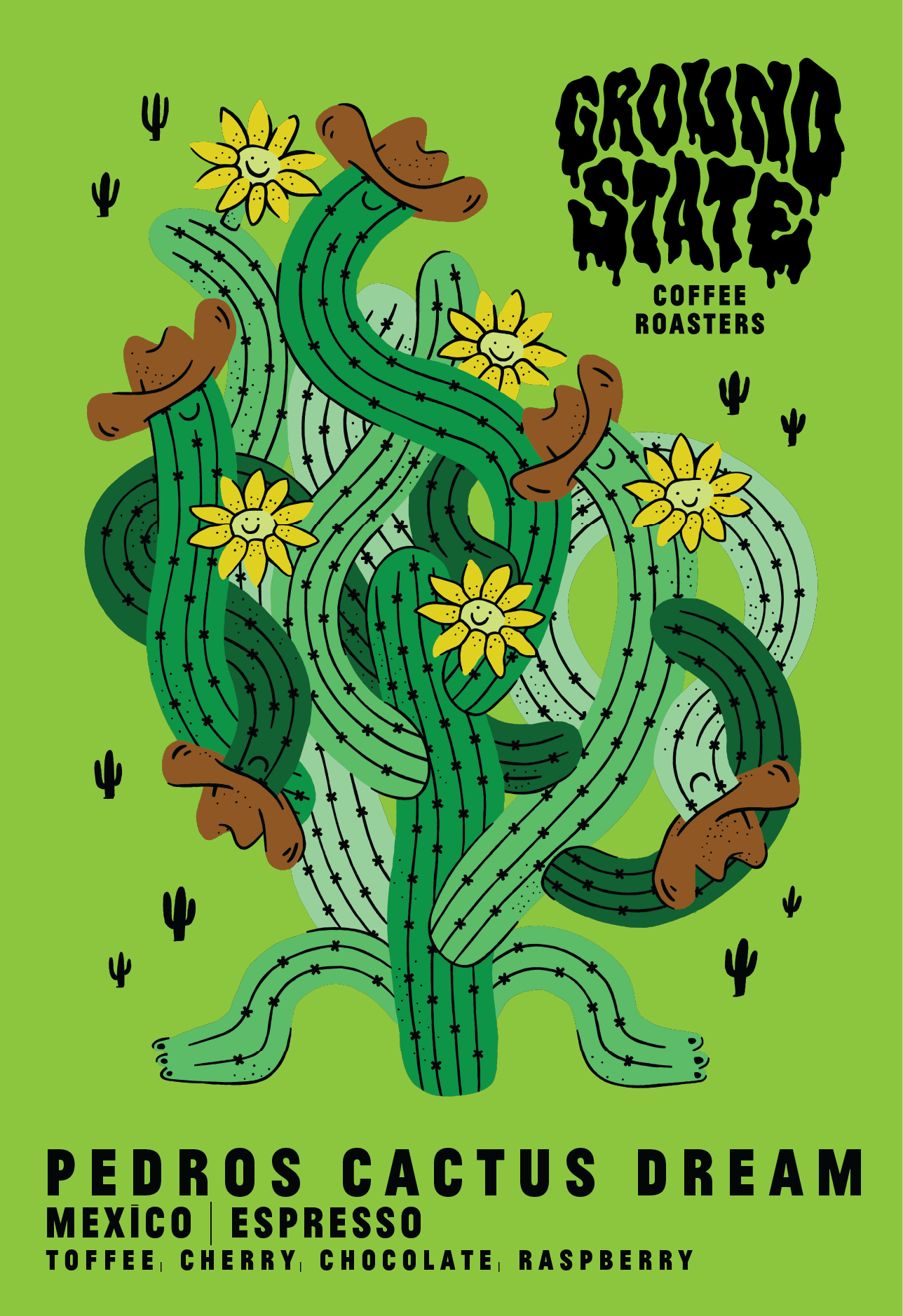 Predo's Cactus Dream | Mexico | Espresso Coffee Ireland  | Toffee, Cherry, Chocolate, Raspberry