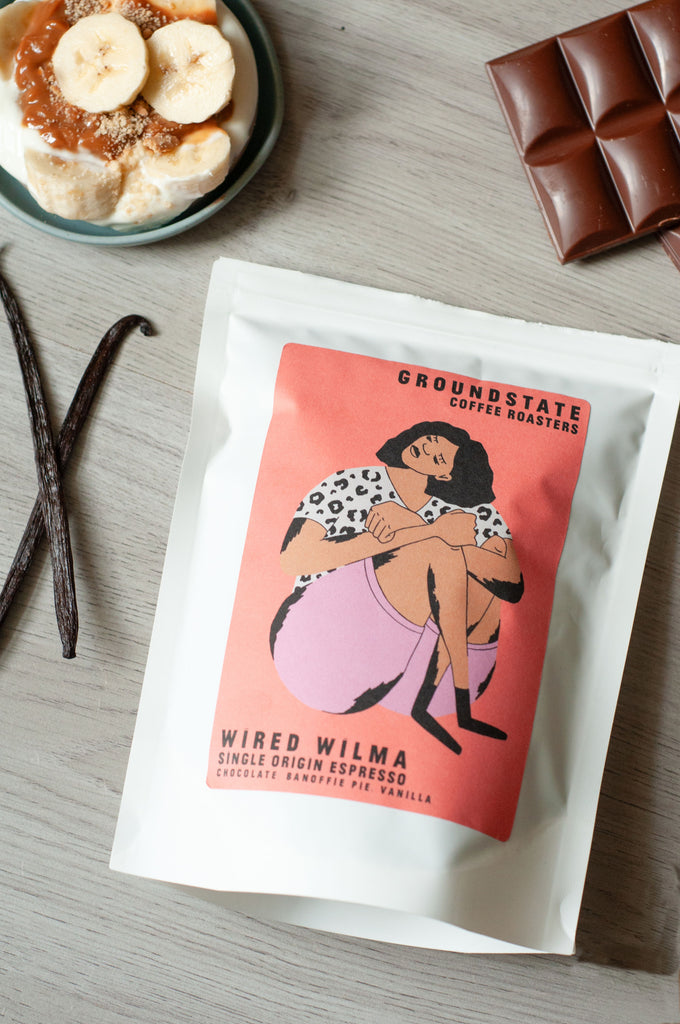 Wired Wilma - Single Origin - Brazil - Chocolate , Banoffee Pie, Vanilla - Espresso